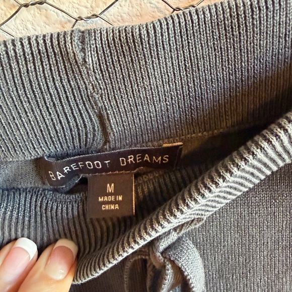 Barefoot Dreams Women's Gray Wide-Leg Pants - Picture 4 of 6